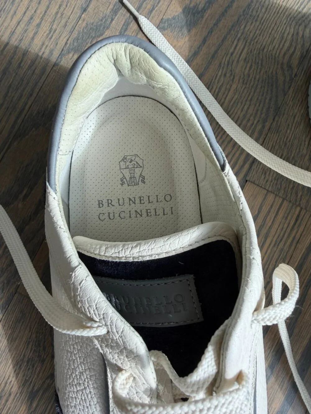 Brunello Cucinelli Round Toe Lace Up Sneakers Mens 42 IT *Worn Once